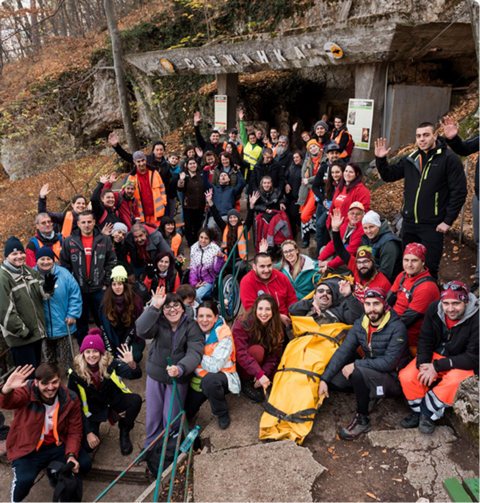 A group of volunteers
